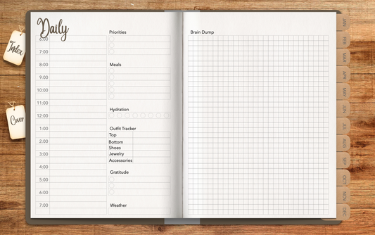Rustic Planner 2023 PLR digital planner
