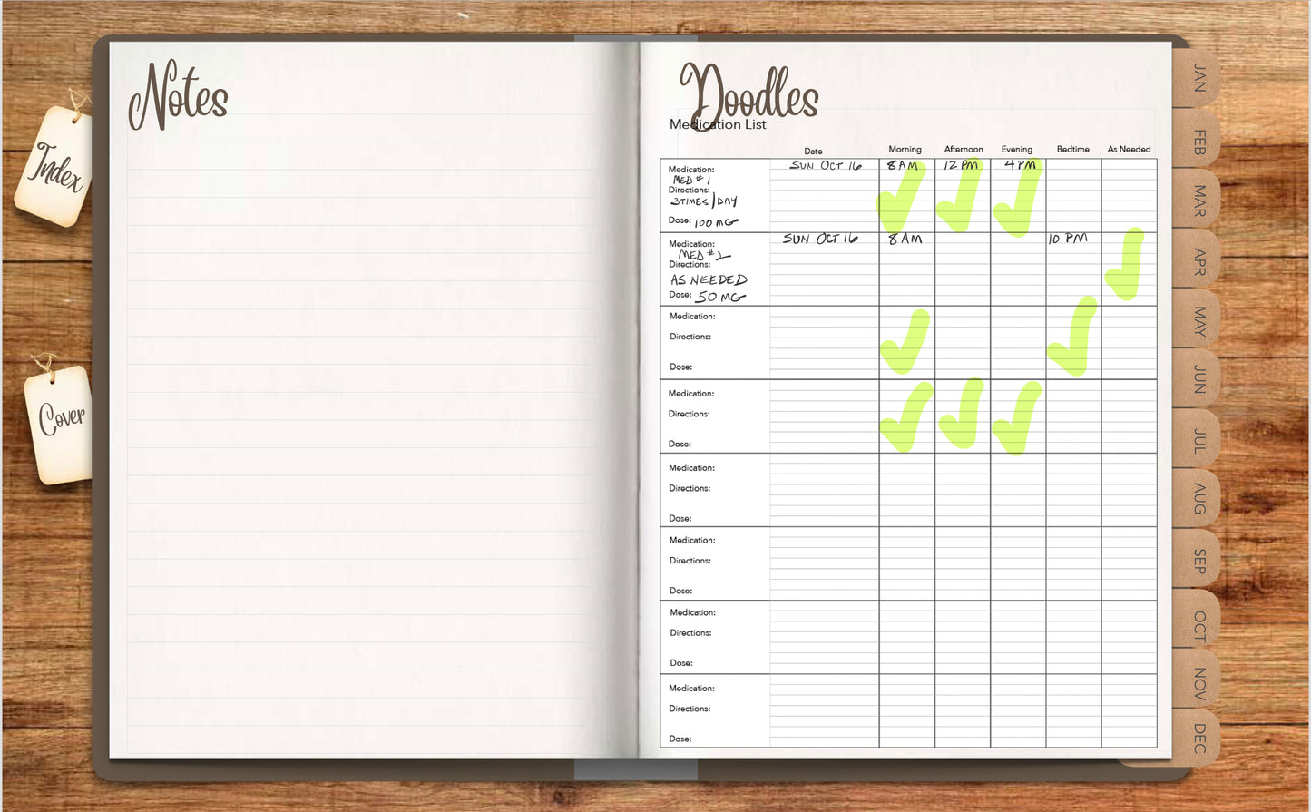 Free! Medication List Widget