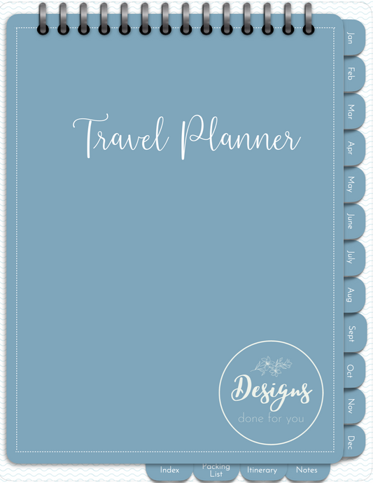 Travel Planner 2023 PLR digital planner