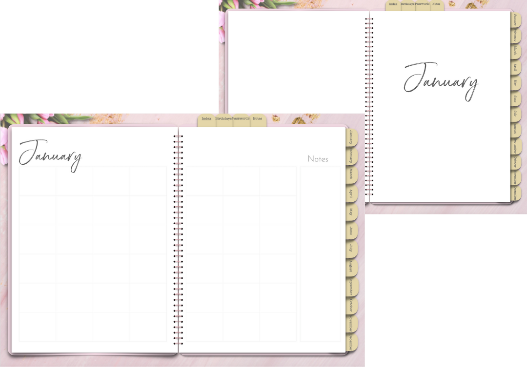 Undated Digital Planner, GoodNotes Planner, Weekly Planner, iPad Planner