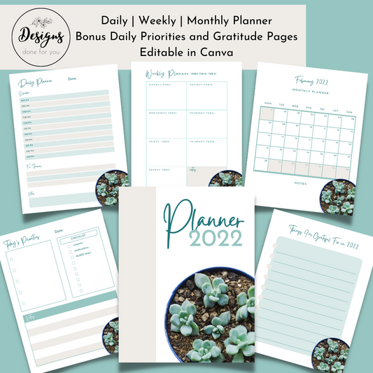 Daily | Weekly | Monthly Planner